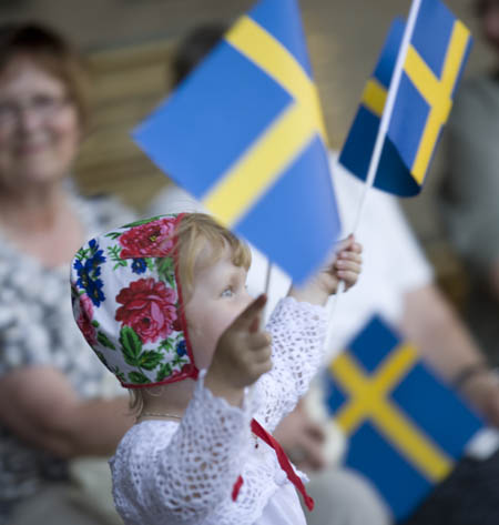 Suecia celebró su Día Nacional. 